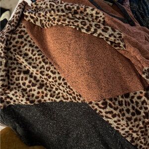 Ricki's Rust and Black Knit Top